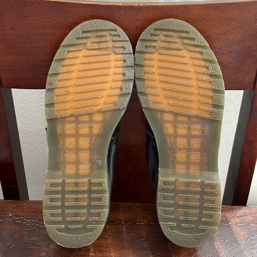 Dr. Martens Black Double-Strap Platform Mary Jane Shoes - Picture 9 of 11